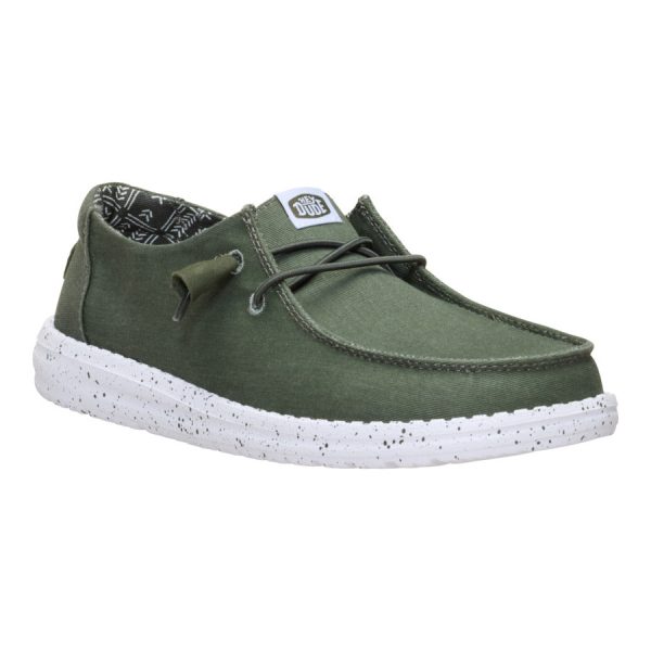 Wendy Stretch Canvas - Deep Green