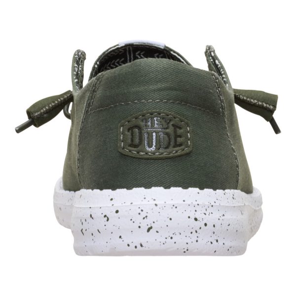 Wendy Stretch Canvas - Deep Green