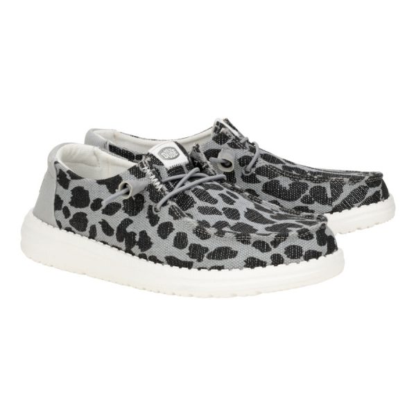 Wendy Leopard Sparkle - Black/Grey