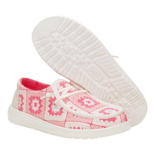Wendy Cottage Crochet - Coral/Ballerina Pink