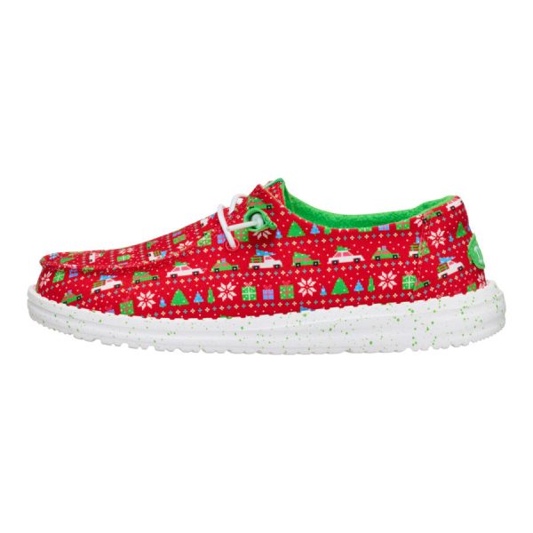 Wendy Holiday Sweater - Red/Green