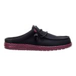 Wally Slip Warped Geo - Black/Fig Purple