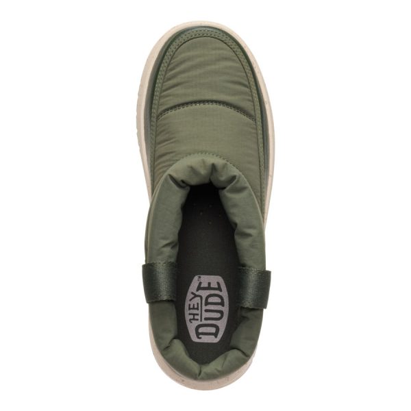 Camden Cuff Nylon Quilt - Dark Olive