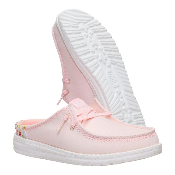 Wendy Slip Embroidered Floral - Pale Pink