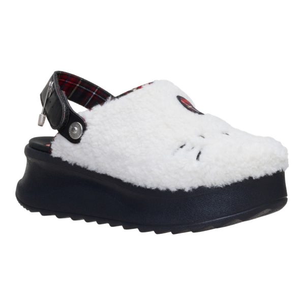 Hello Kitty Delray Clog - White/Black